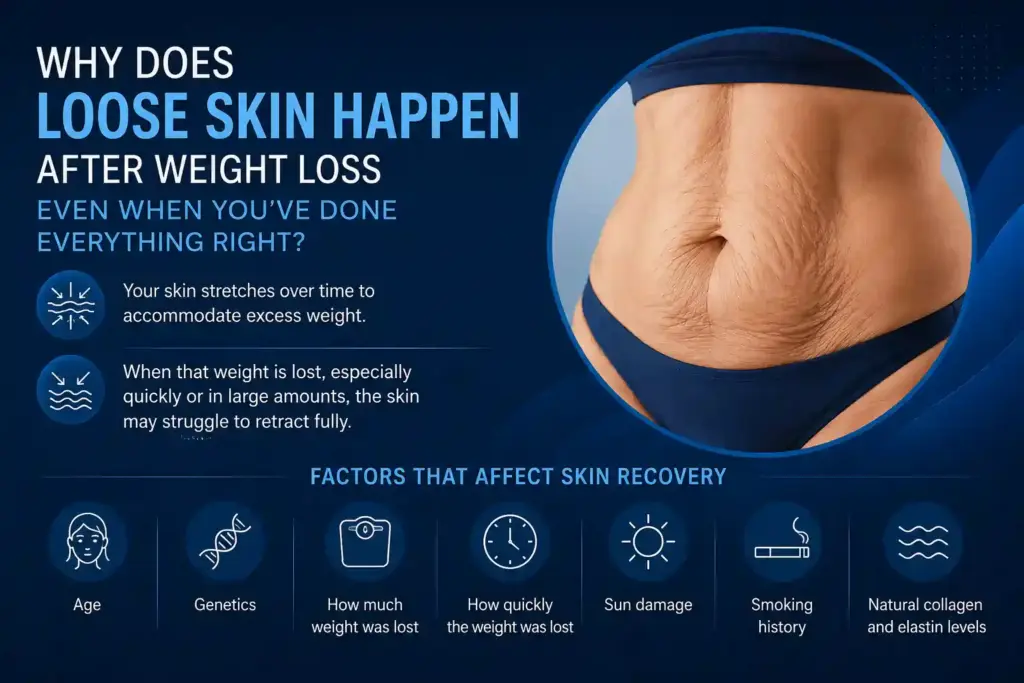 Why Does Loose Skin Happen After Weight Loss Even When You’ve Done Everything Right Wakefield?