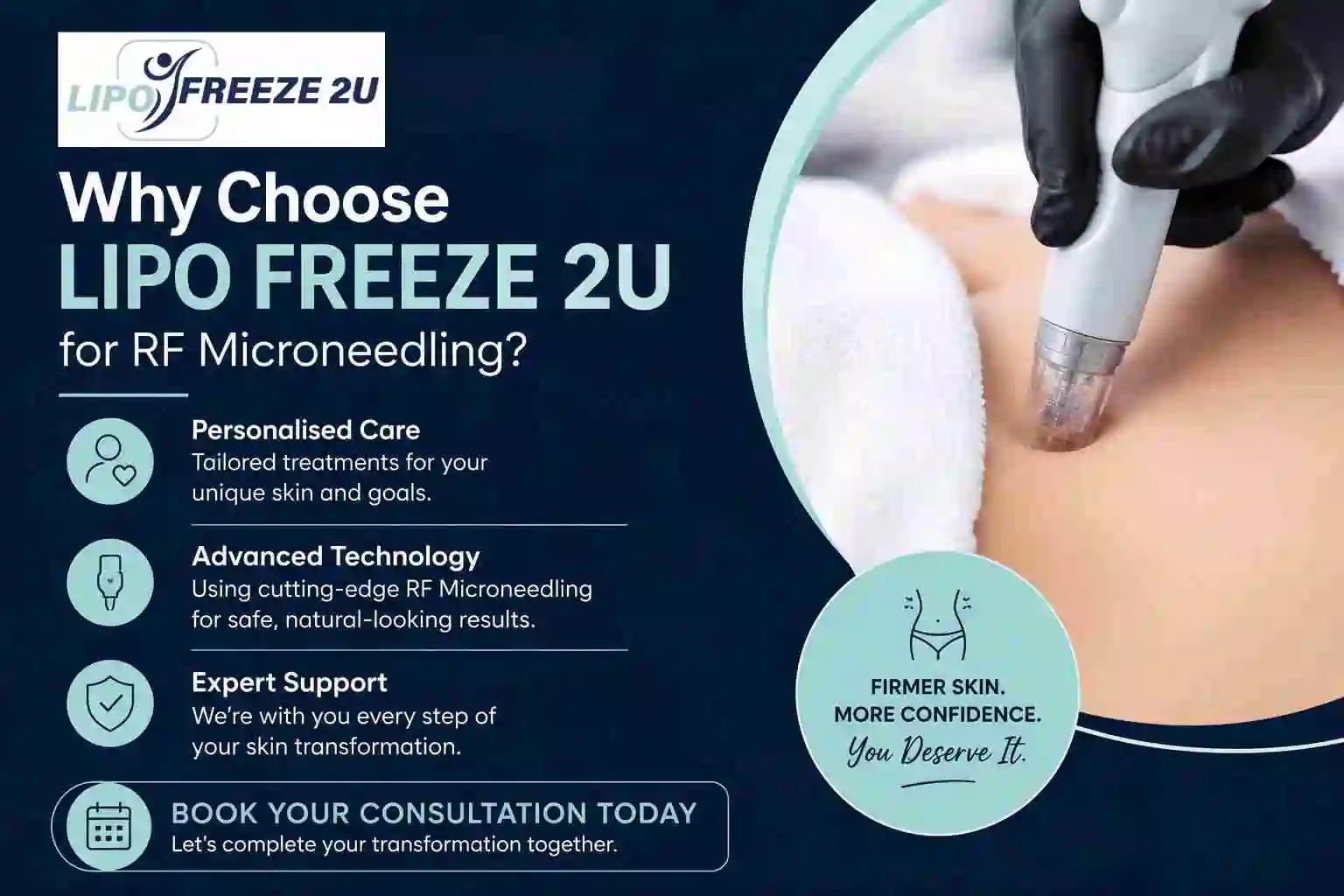 Why Choose LIPO FREEZE 2U for RF Microneedling Wakefield?
